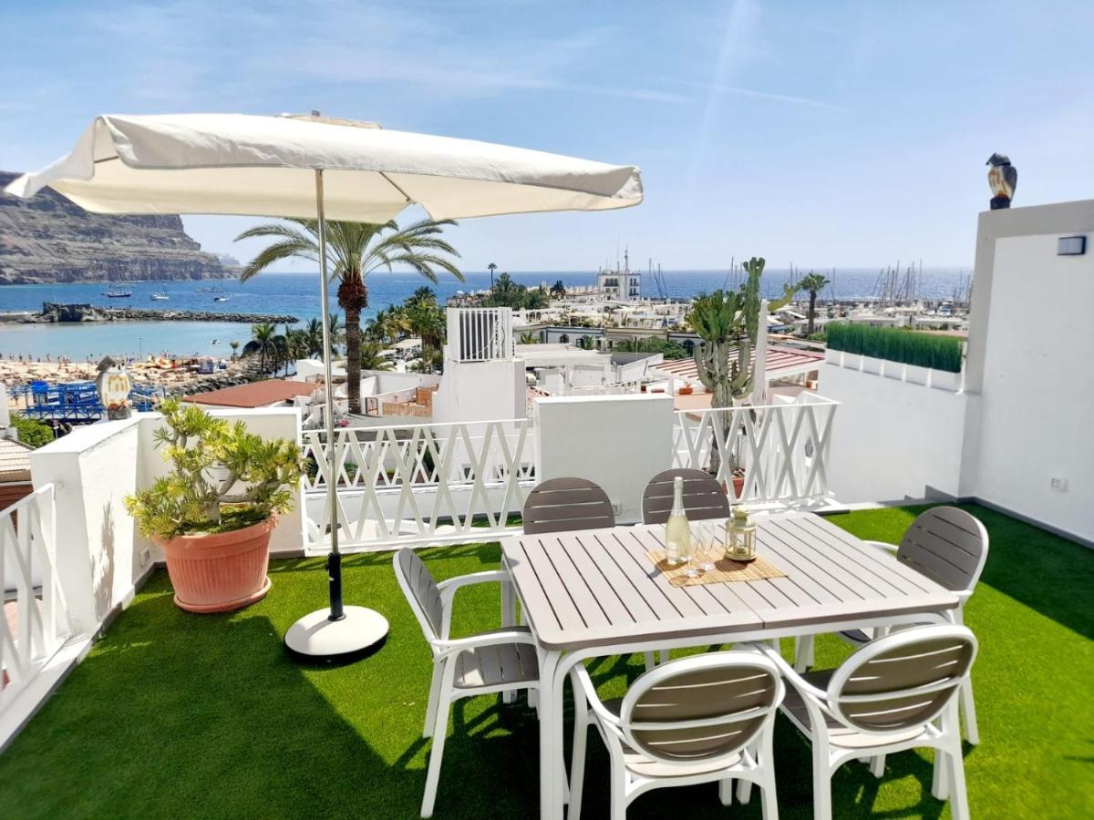 Villa Malibu Mogan Casa Vintage - Amazing Sea/Harbour View Puerto De Mogan Exterior foto