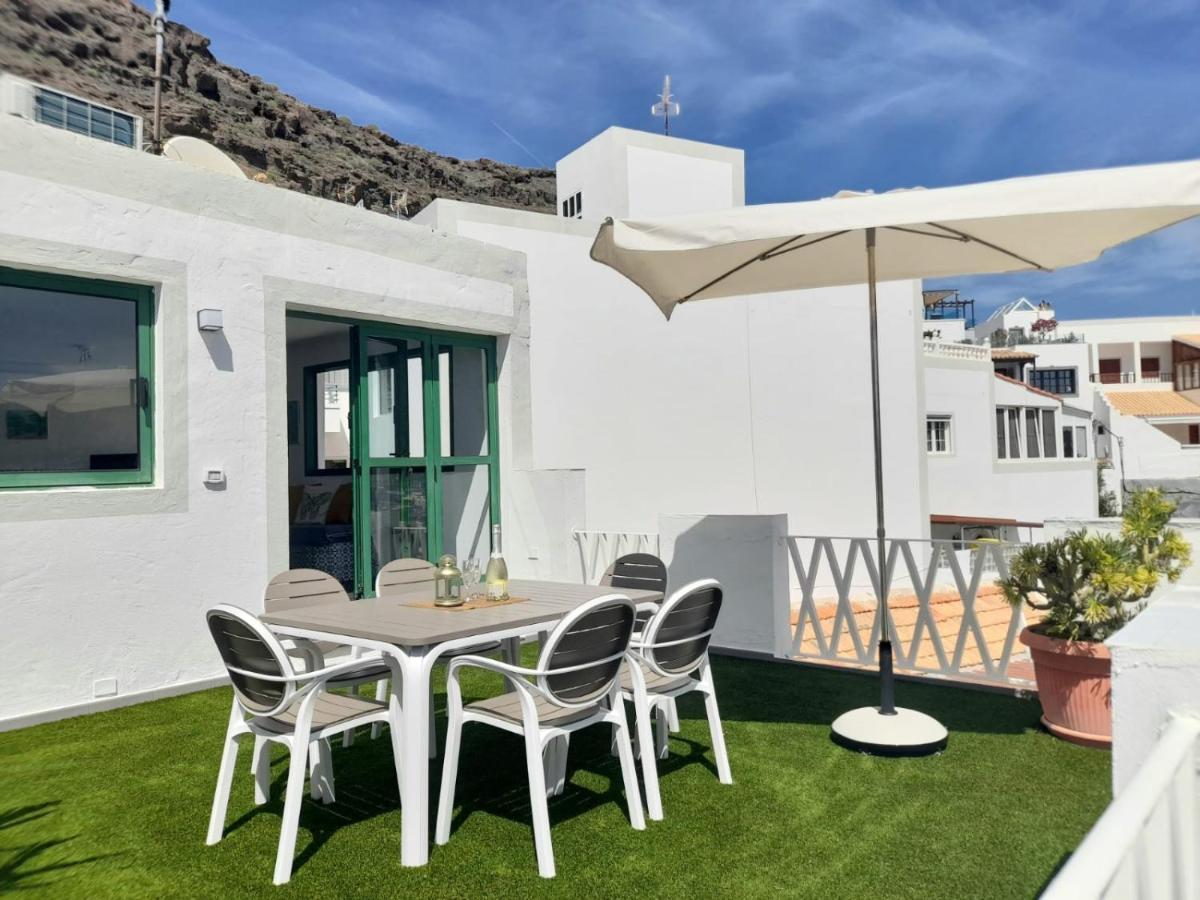 Villa Malibu Mogan Casa Vintage - Amazing Sea/Harbour View Puerto De Mogan Exterior foto